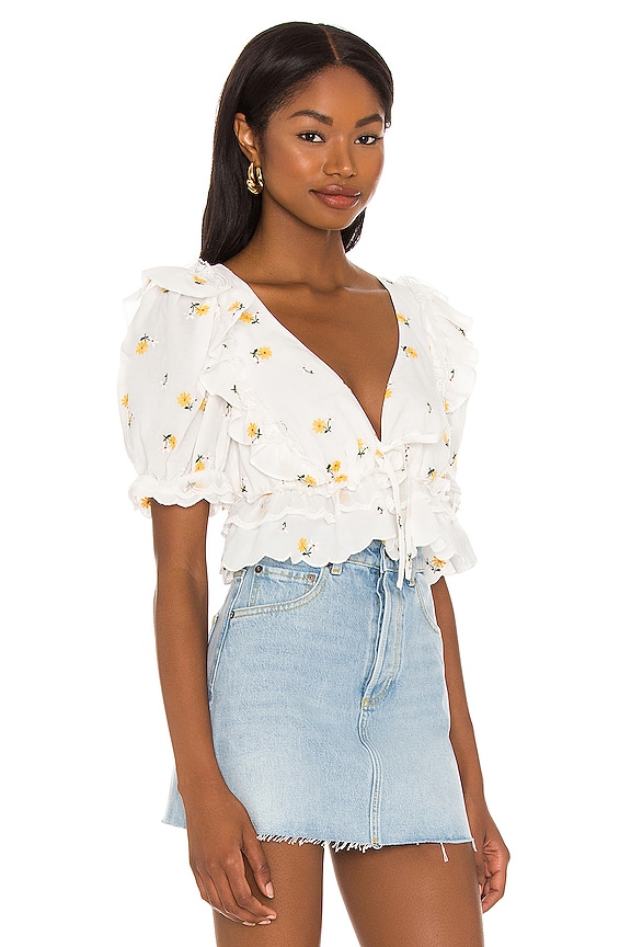 view 2 of 4 BLUSA SHELBY in White