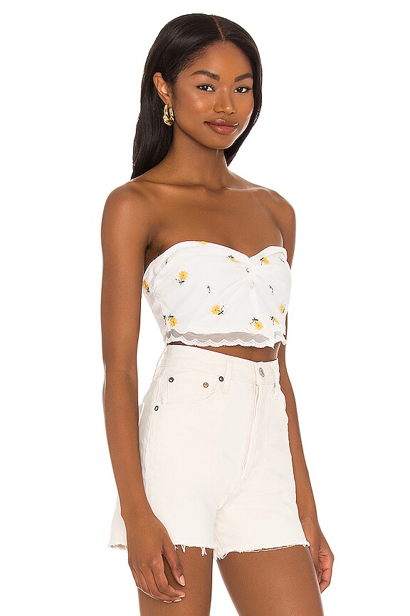 view 2 of 4 Shelby Scarf Top in White