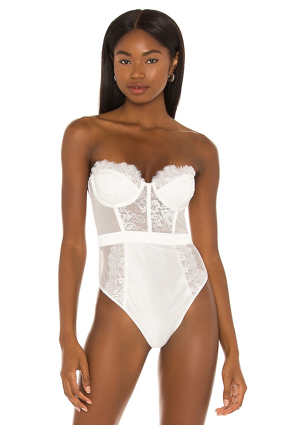 view 2 of 5 X REVOLVE Lace Bodysuit in White