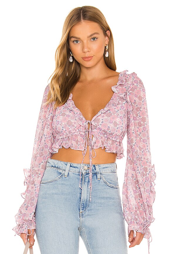 view 1 of 4 Simona Top in Light Pink