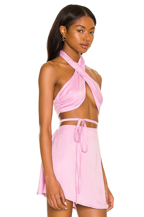 view 2 of 4 x REVOLVE Deidre Halter Scarf Top in Pink