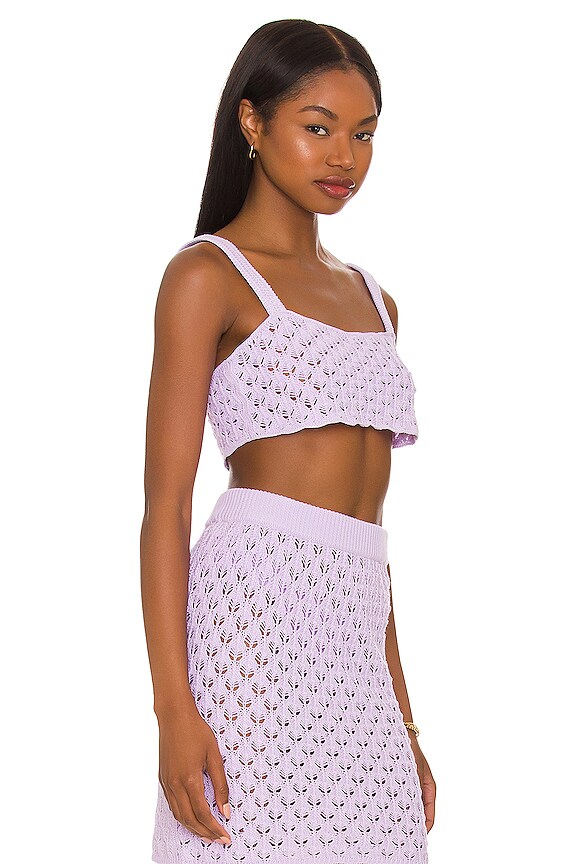 view 2 of 4 Sujetador tipo bralette Charlotte in Purple