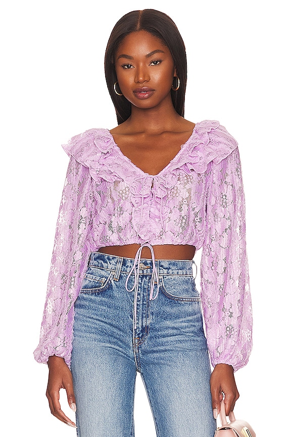 view 1 of 4 Tatiana Blouse in Purple