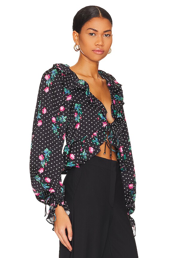 view 2 of 4 БЛУЗКА ROSEN in Black