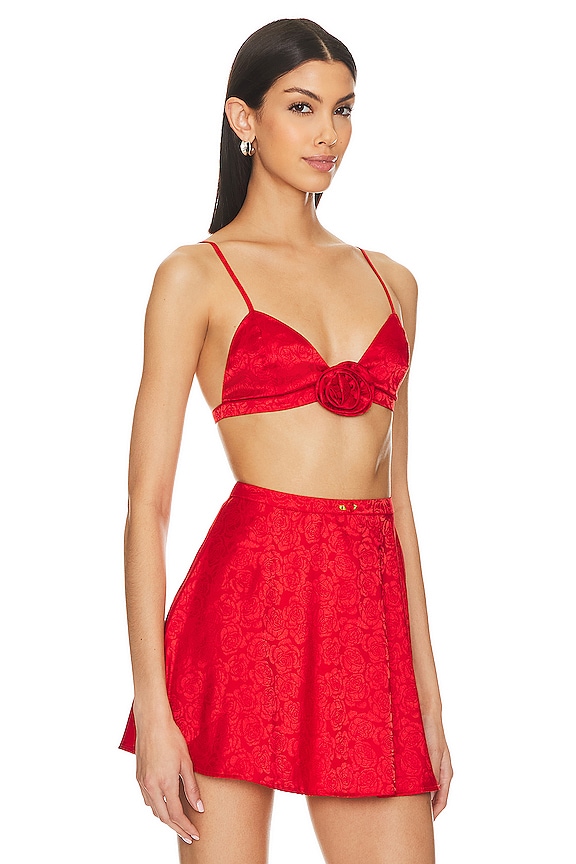 view 2 of 5 Otessa Rose Bralette in Red