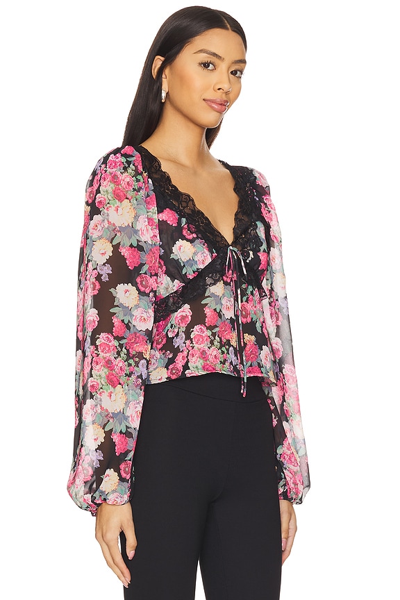 view 2 of 4 Clarisse Top in Pink