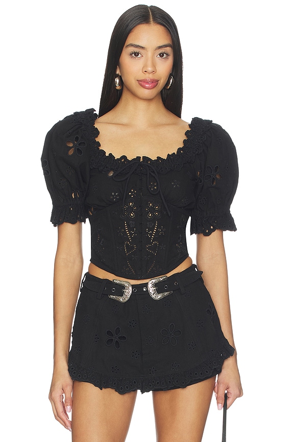 view 1 of 4 Yasmin Top in Black