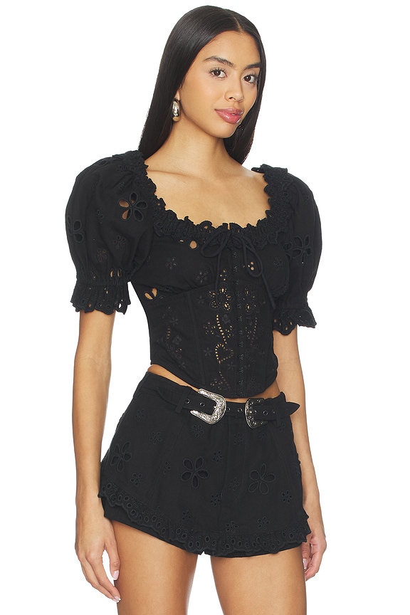view 2 of 4 Yasmin Top in Black