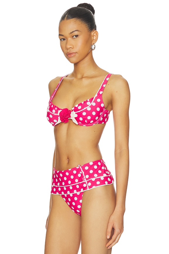view 2 of 4 Suki Bikini Top in Pink