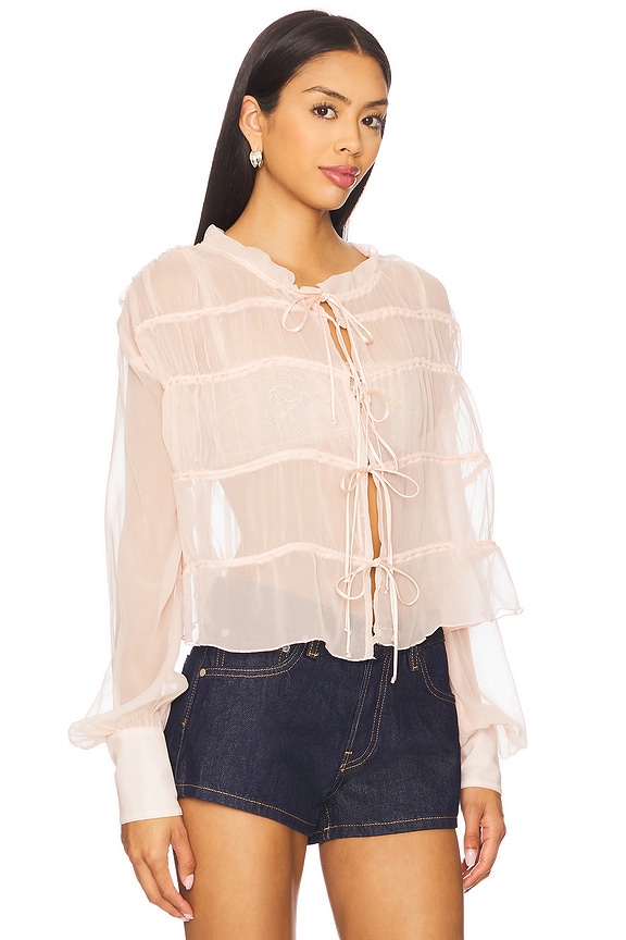 view 2 of 4 Violetta Top in Cotton Candy