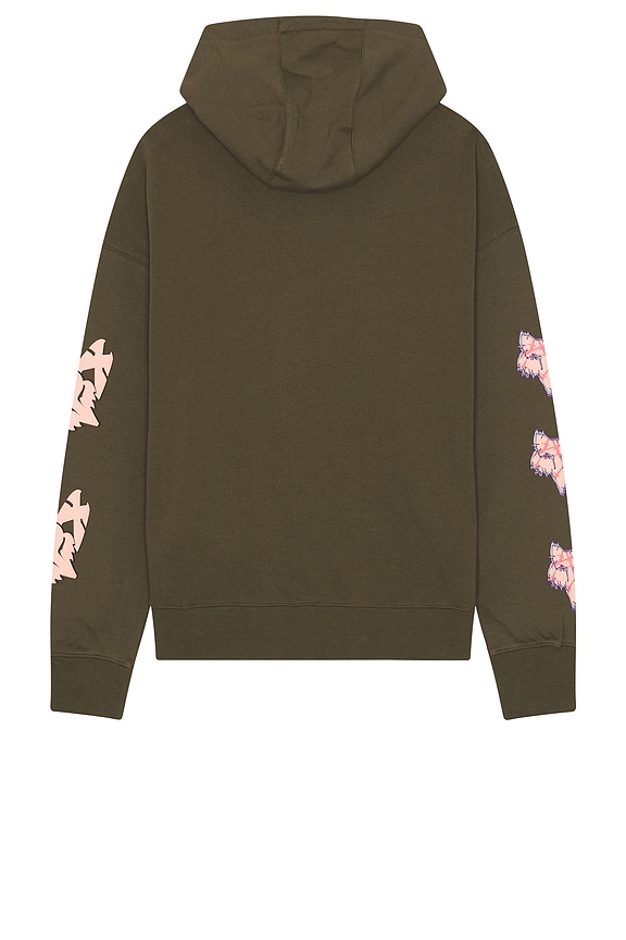 view 2 of 5 x Pro Circuit Oversized Fleece Hoodie in Military Green