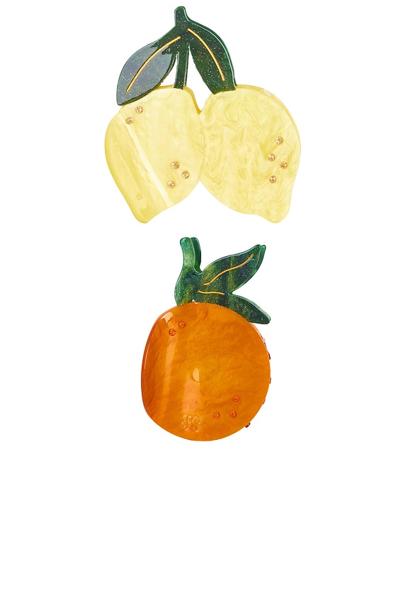 view 2 of 3 Lemon Clip Set in Multi