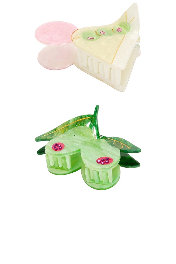 view 2 of 3 Tini Time Claw Clip Set in Multi