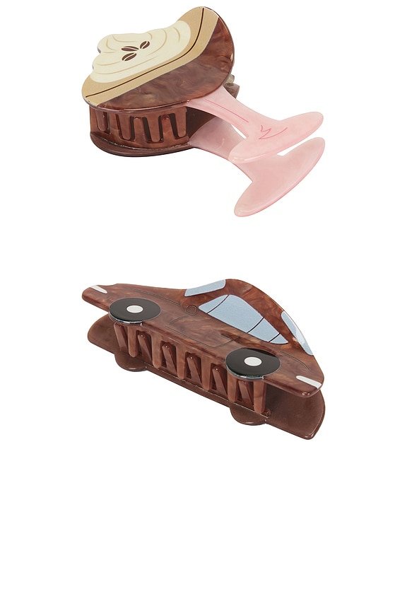 view 2 of 3 Cafe Claw Clip Set in Multi