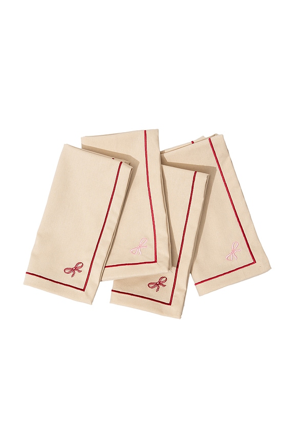 view 1 of 2 Bows Dinner Napkins Set Of 4 in 