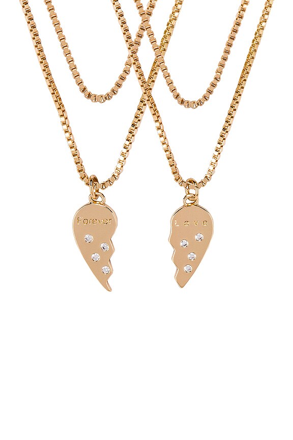 view 1 of 5 COLLIER BFF DUO in Gold