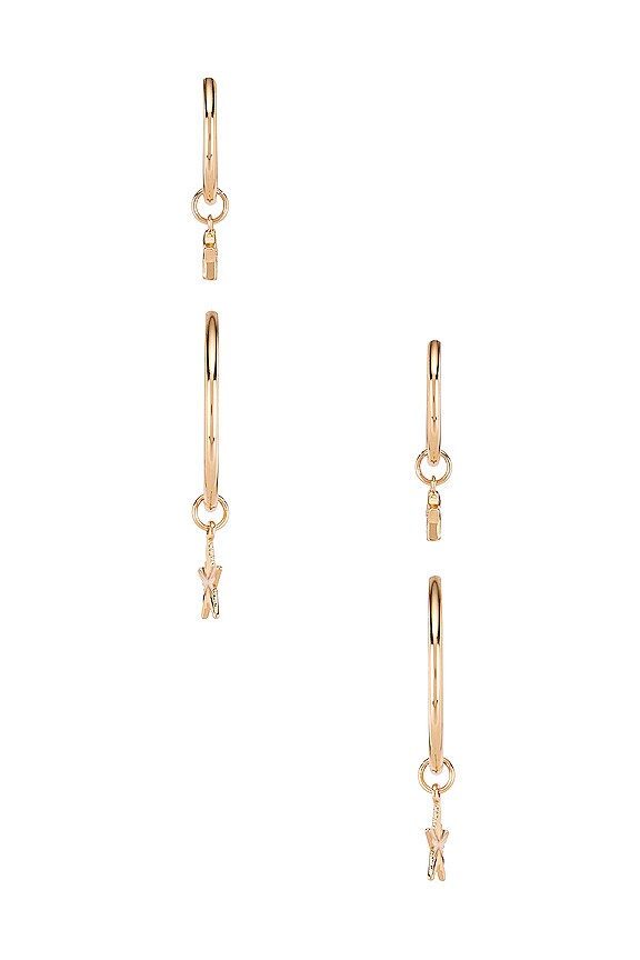 view 2 of 2 Northern Star Duo Earring in Gold