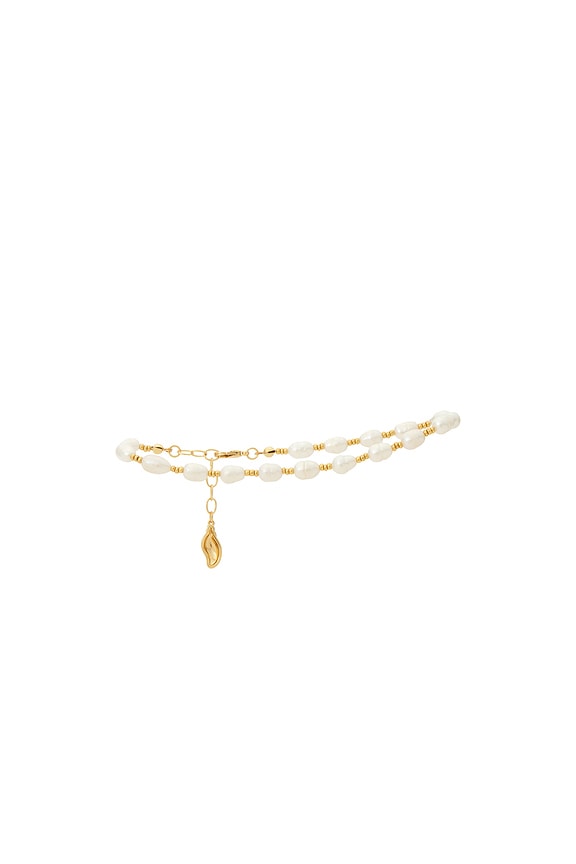 view 1 of 2 X For Love & Lemons Newport Anklet in Gold