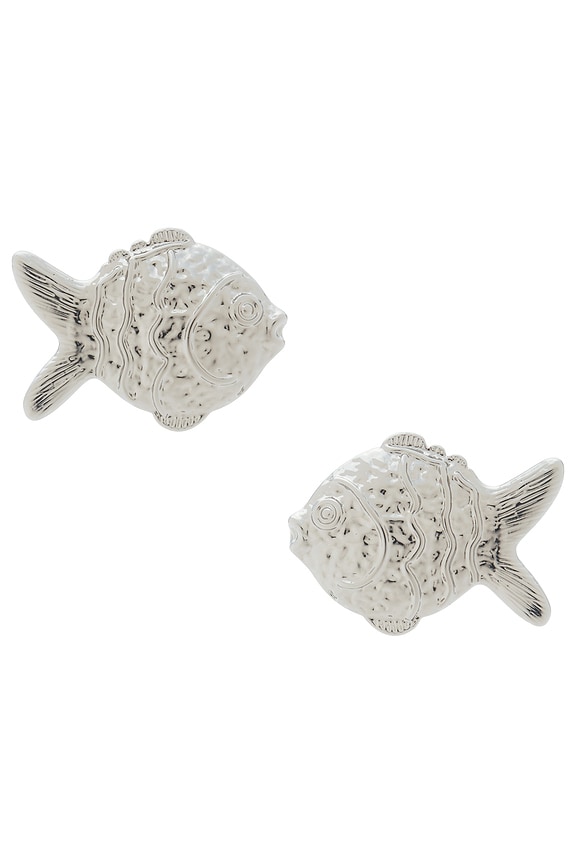 view 1 of 2 CLOUS D'OREILLES FOR LOVE & LEMONS CATCH OF THE DAY in Silver