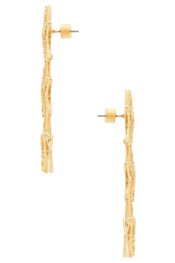 view 2 of 2 Sea Star Earrings in Gold