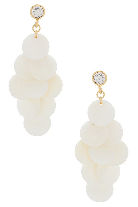 view 1 of 2 Tahiti Earrings in Ivory