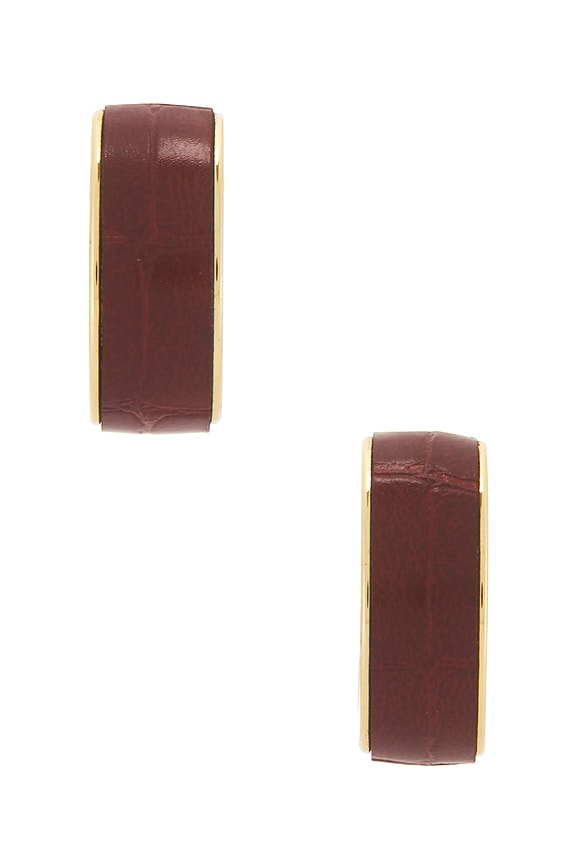 view 2 of 3 Croc Hoops in Merlot