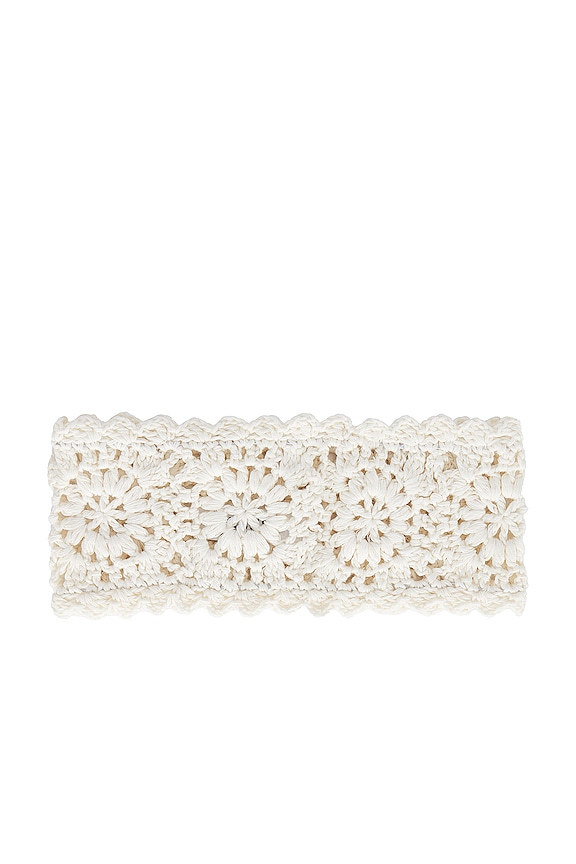 view 2 of 3 DIADEMA DE GANCHILLO AMORE in White