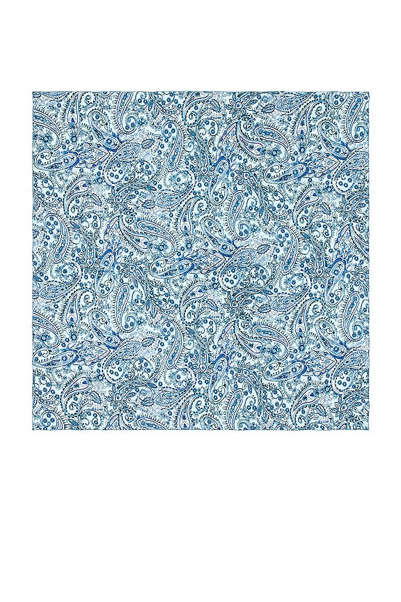 view 2 of 4 Heidi Headscarf in Blue Paisley