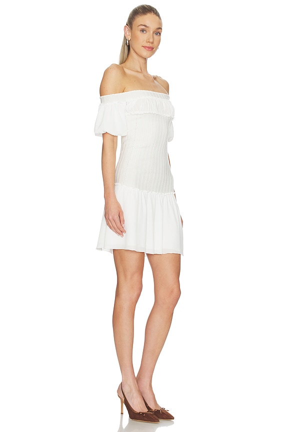 view 2 of 3 VESTIDO AURA CLOUD KNIT MINI in Coconut Cream