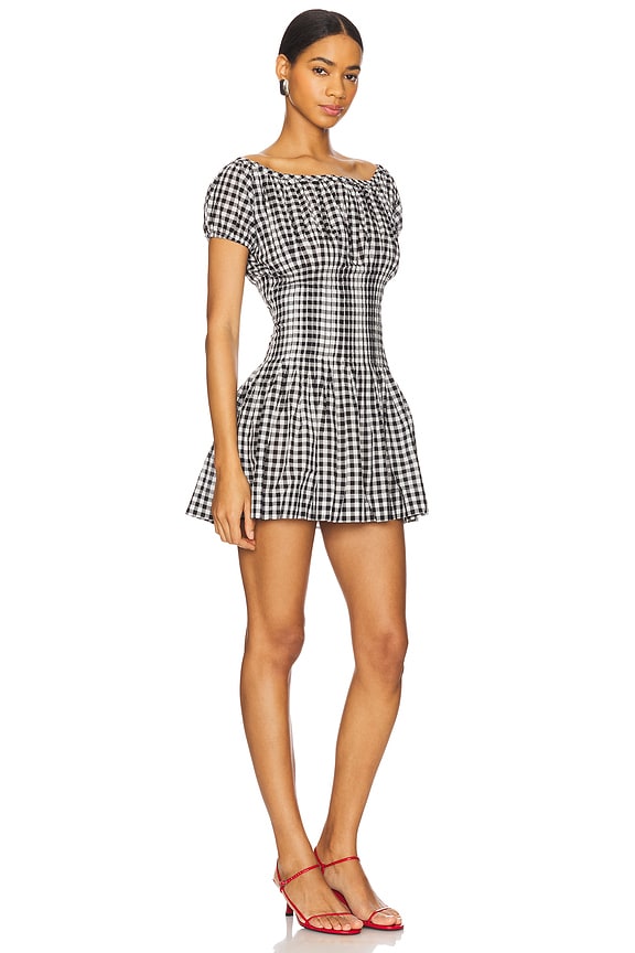 view 2 of 4 Sadie Dress in Black Gingham