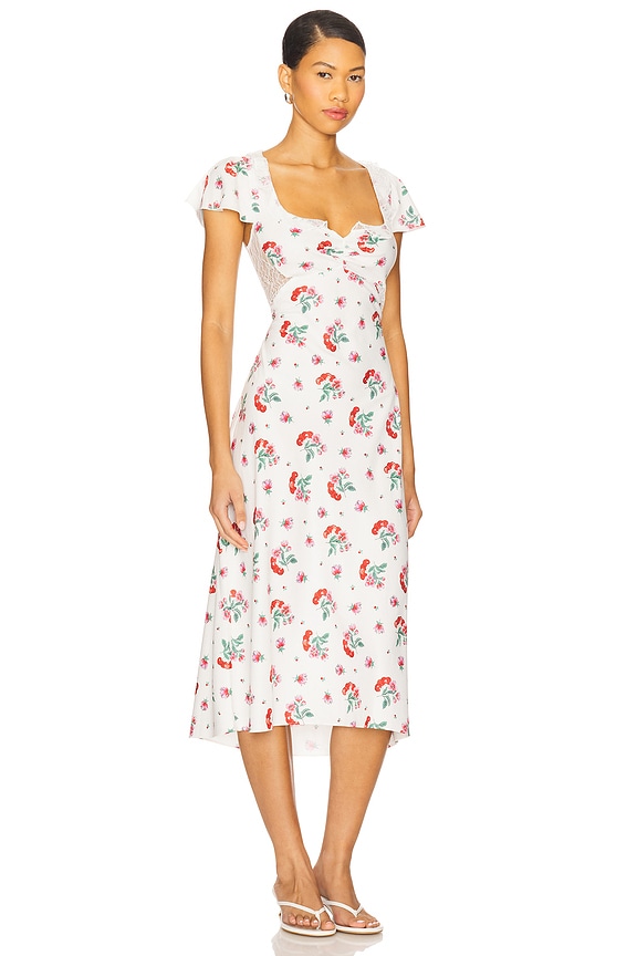 view 2 of 3 DELICATE ミディ丈ドレス in Cherry Flower