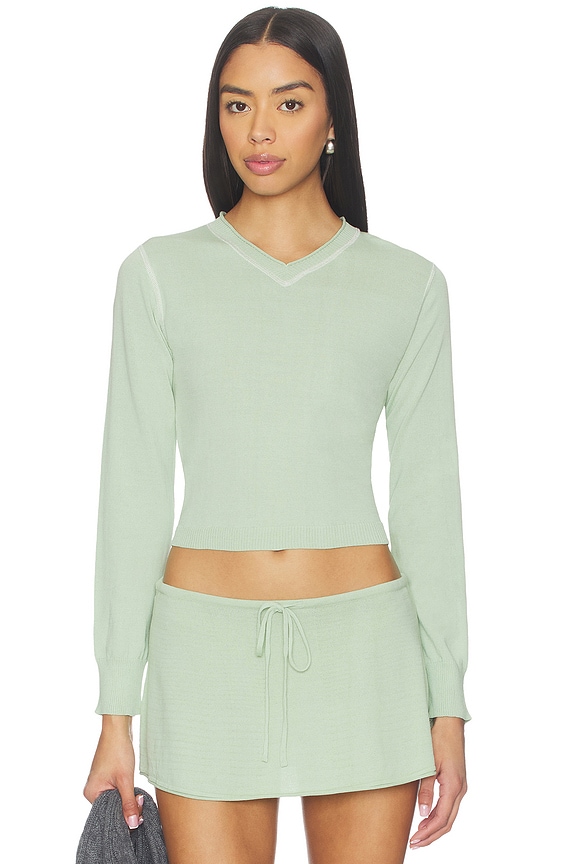 view 1 of 4 JERSEY ELI KNIT in Eucalyptus