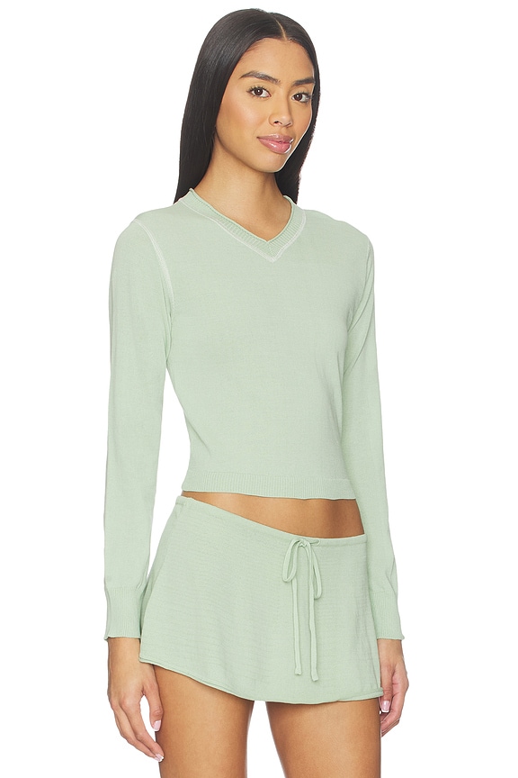 view 2 of 4 JERSEY ELI KNIT in Eucalyptus