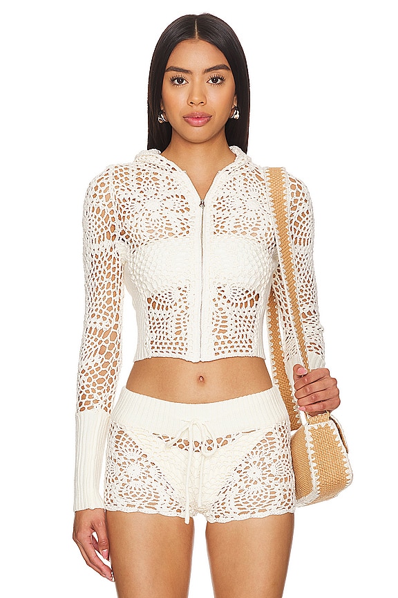 view 2 of 5 Lyla Hoodie in White