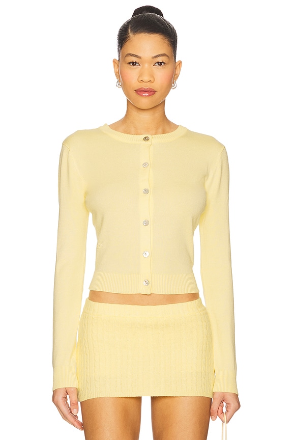 view 2 of 5 Sundae Knit Cardigan in Honeycomb