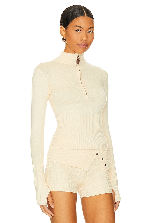 view 2 of 4 Maverick Cloud Knit Jacket in French Vanilla