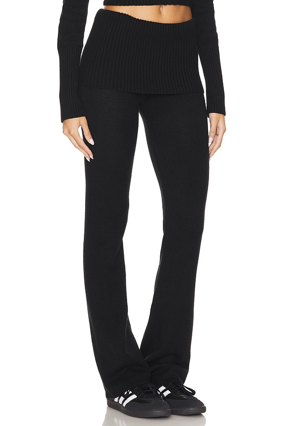 view 2 of 6 Aimee Cloud Knit Pant in Black