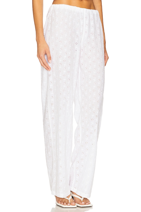 view 2 of 6 Princess Eyelet Pant in Daisy Eyelet in White Eyelet