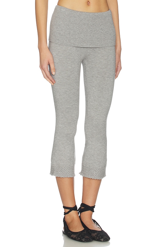 view 2 of 6 Milo Cloud Knit Capri in Cloud Cover