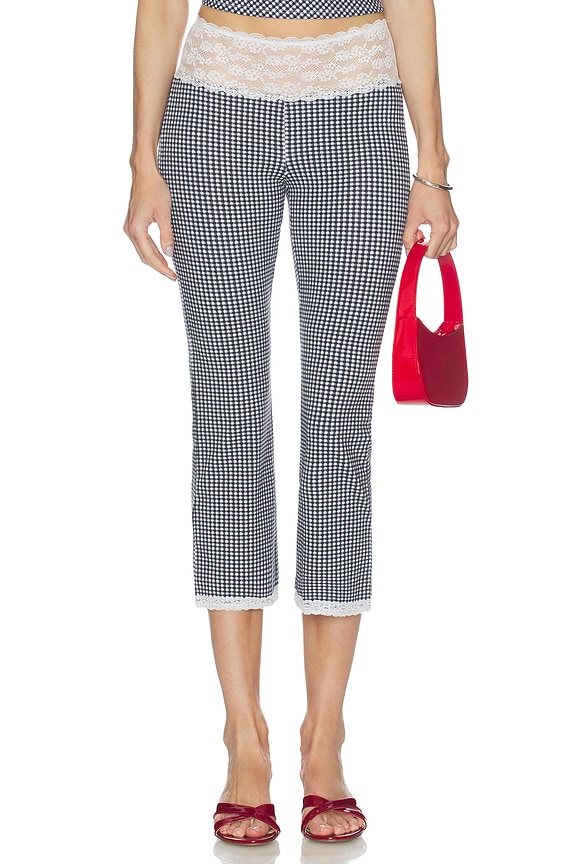 view 1 of 6 Nikki Cotton Jersey Capri in Midnight Wishes