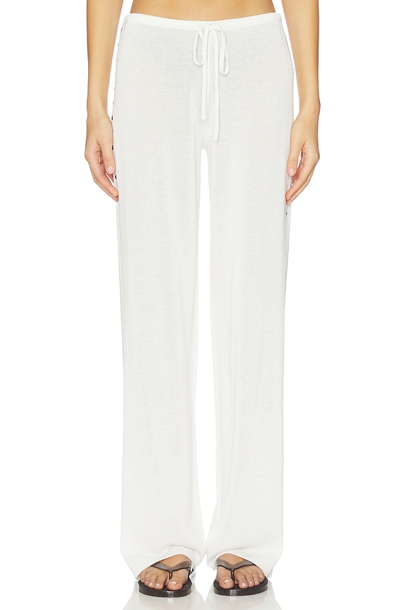 view 2 of 7 PANTALON ELA KNIT in Coconut Cream