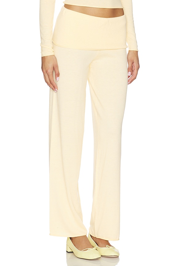 view 2 of 6 PANTALON STORM KNIT in Buttercream