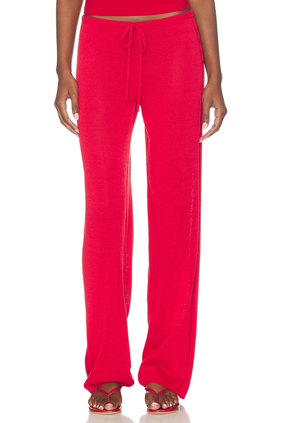 view 1 of 6 X JENNIE Ela Knit Pant in Lip Tint