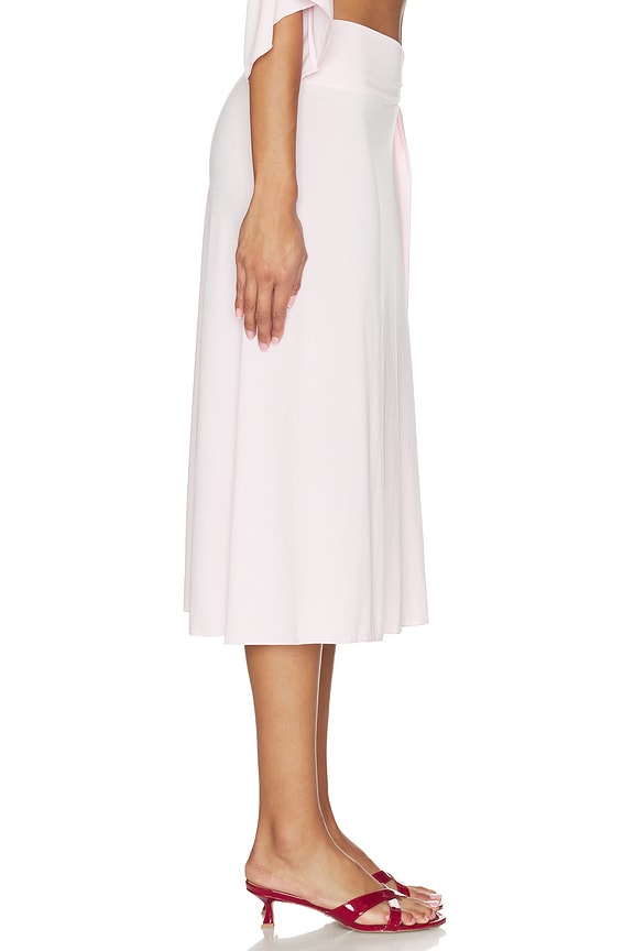 view 2 of 6 X Devon Lee Carlson Lola Jersey Midi Skirt in Ballerina