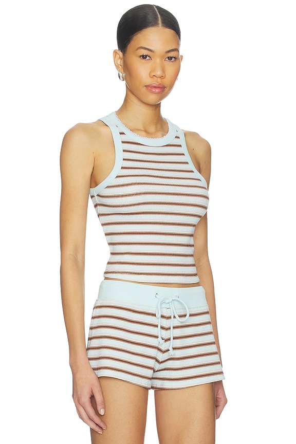 view 2 of 5 Emma Thermal Tank Top in Verona Stripe