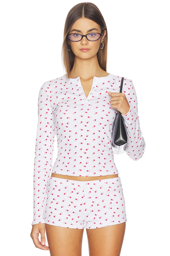 view 1 of 5 CAMISA AMORA COTTON LONG SLEEVE in Sunday Love