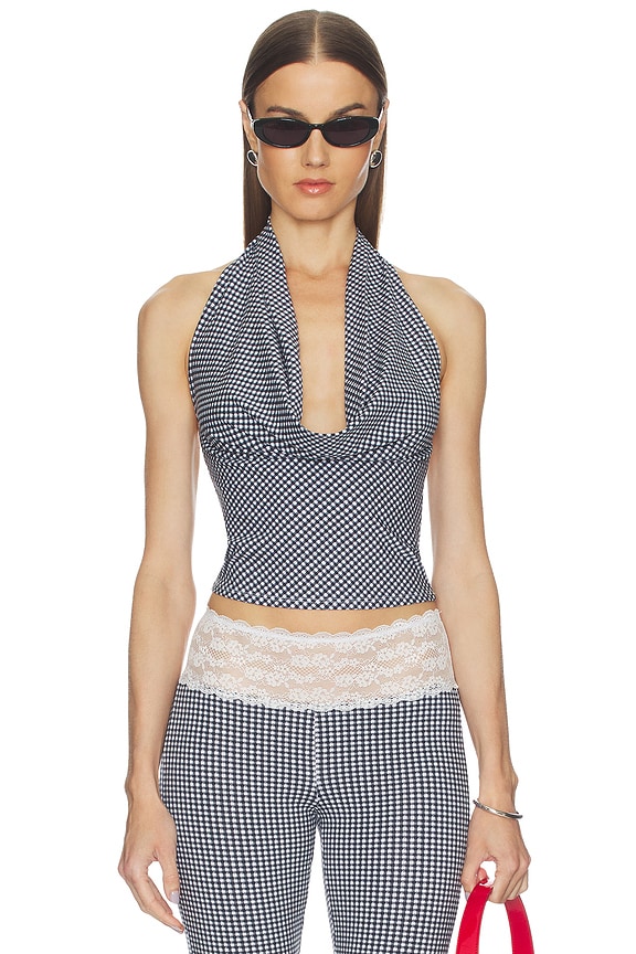 view 1 of 5 Jay Cotton Jersey Halter Top in Midnight Wishes