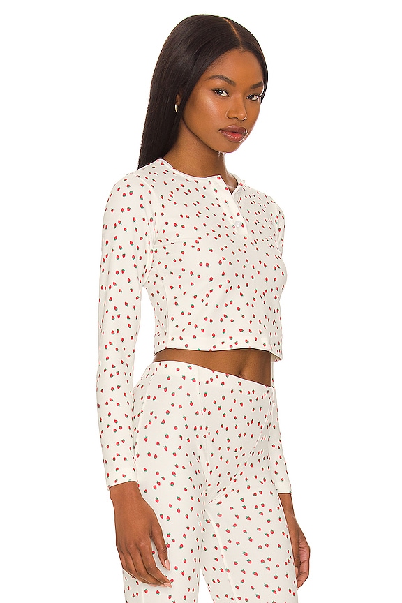 view 2 of 5 x GIGI HADID Lake Terry Top in Strawberry Cream