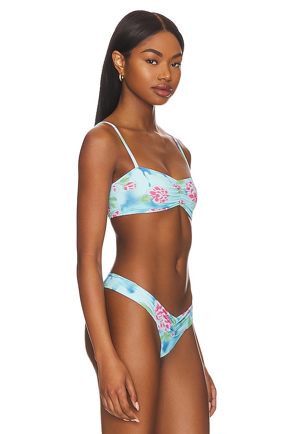 view 2 of 4 Cleo Bikini Top in Blue Daiquiri