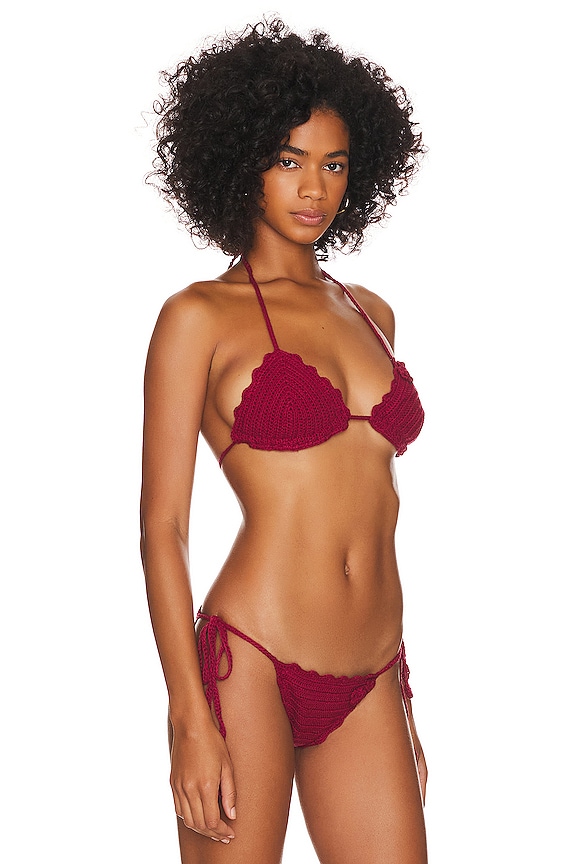 view 2 of 5 Chloe Bikini Top in Ruby